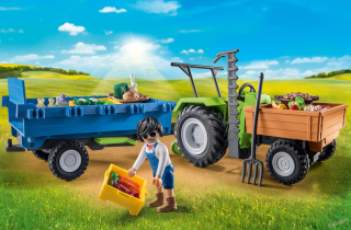 PLAYMOBIL 71249 - Traktor s prívesom