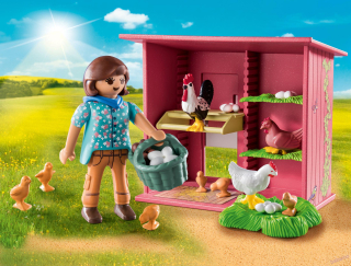 PLAYMOBIL 71308 - Sliepky a kuriatka