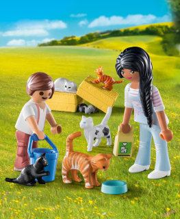 PLAYMOBIL 71309 - Mačacia rodina